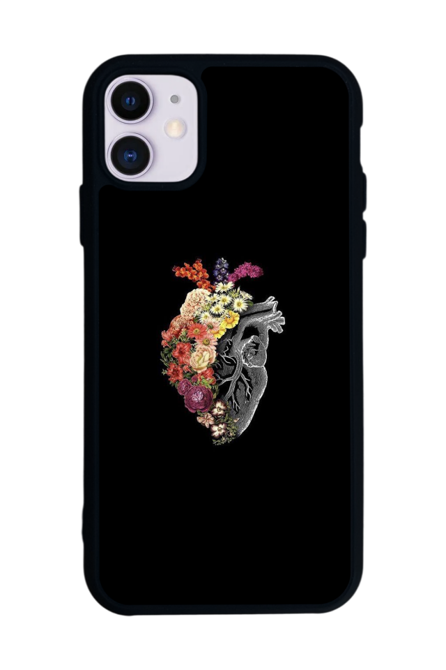 iPhone 11 Uyumlu Kalp Love Tasarımlı Glossy Premium Kılıf