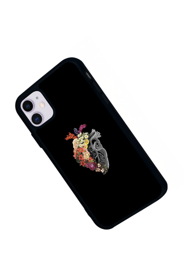 iPhone 11 Uyumlu Kalp Love Tasarımlı Glossy Premium Kılıf