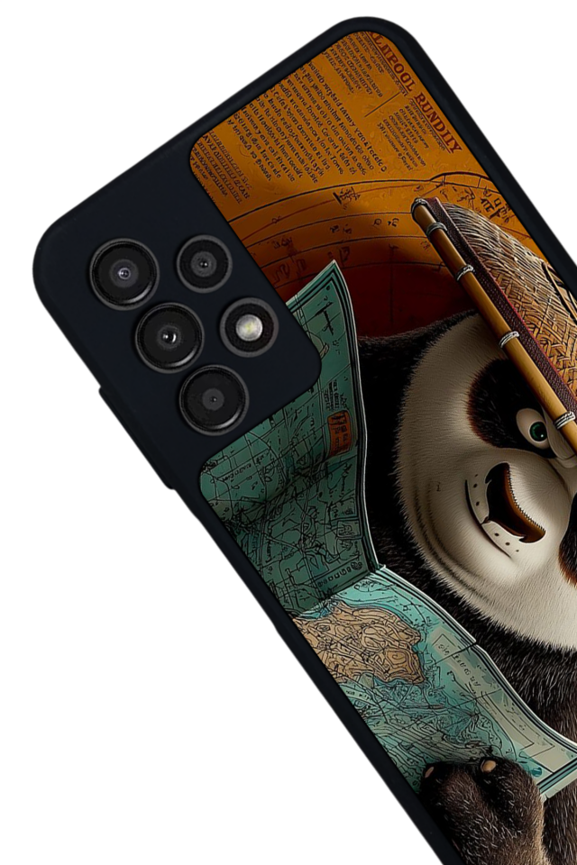 Samsung Galaxy A23 Uyumlu Kung Fu Panda Tasarımlı Glossy Premium Kılıf