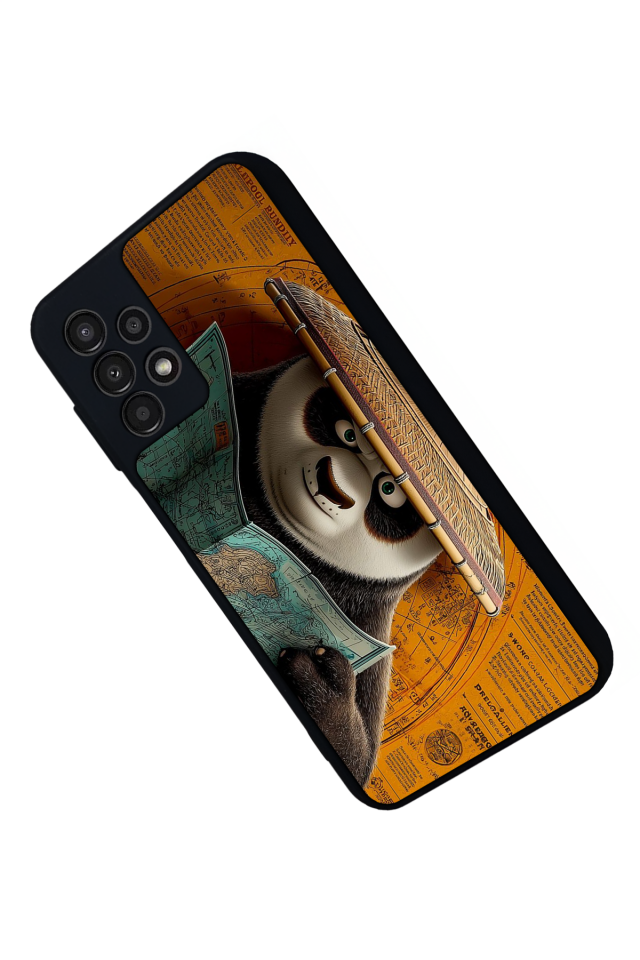 Samsung Galaxy A23 Uyumlu Kung Fu Panda Tasarımlı Glossy Premium Kılıf