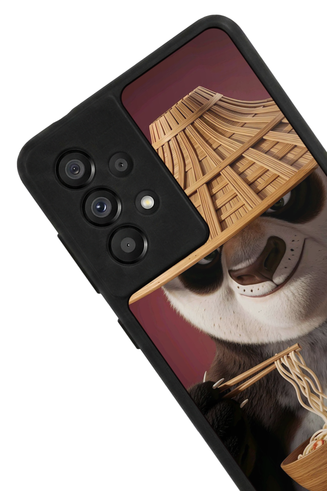 Samsung Galaxy A73 Uyumlu Kung Fu Panda Tasarımlı Glossy Premium Kılıf