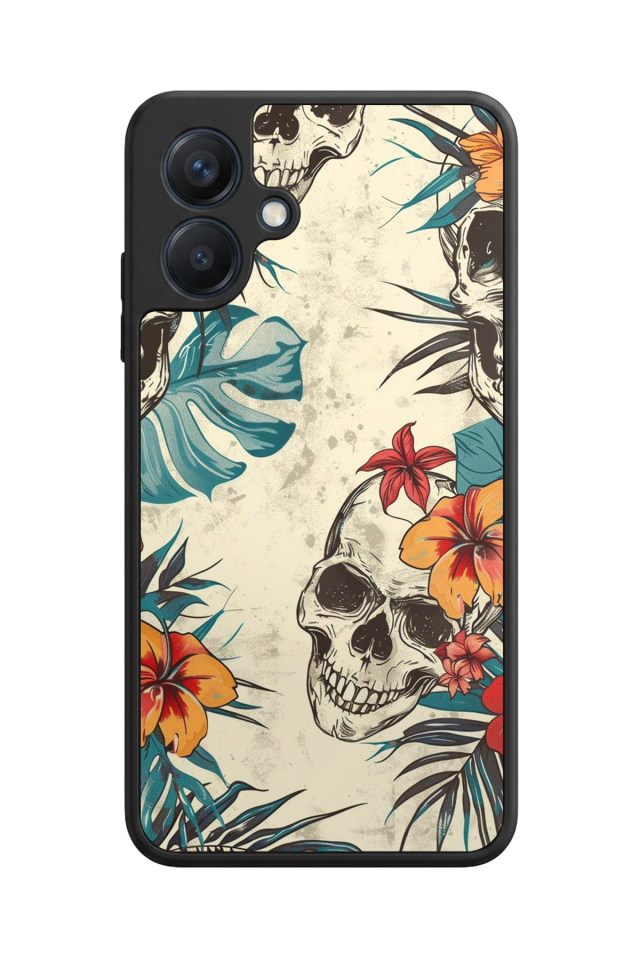 Samsung Galaxy A07 Uyumlu KuruKafa Tasarımlı Glossy Premium Kılıf