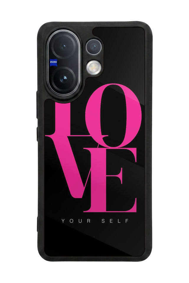 Vivo V60 Uyumlu Love Tasarımlı Glossy Premium Kılıf