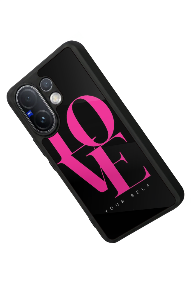 Vivo V60 Uyumlu Love Tasarımlı Glossy Premium Kılıf