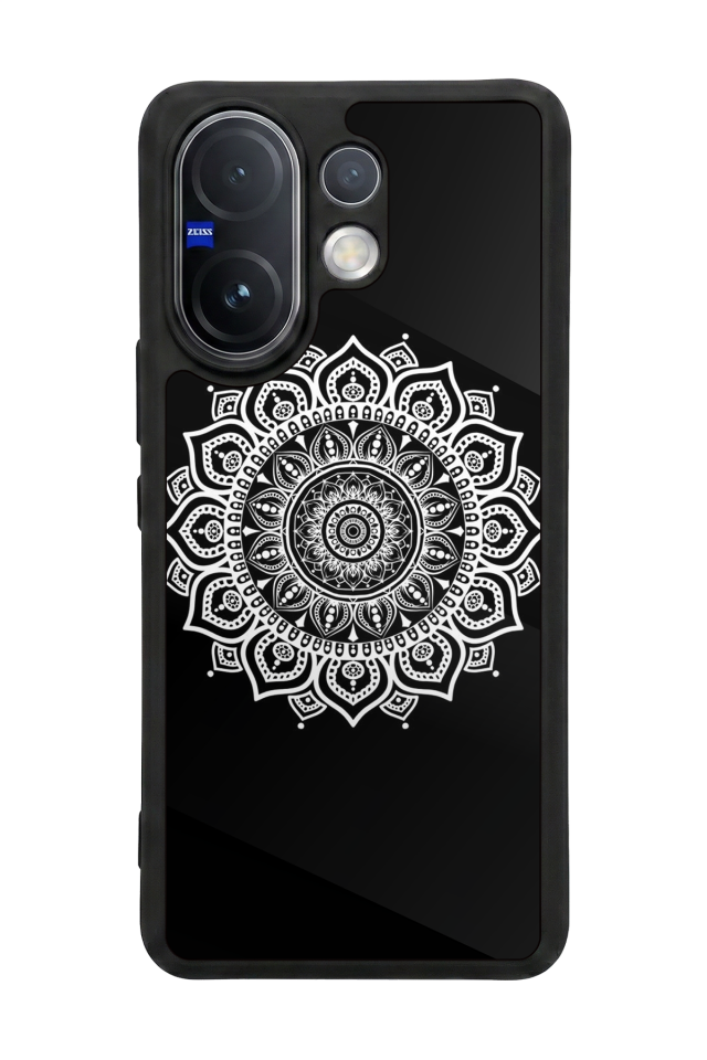 Vivo V60 Uyumlu Mandala Tasarımlı Glossy Premium Kılıf