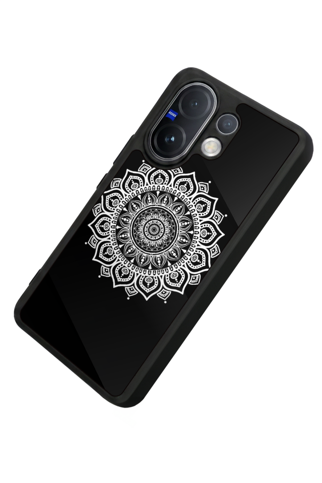 Vivo V60 Uyumlu Mandala Tasarımlı Glossy Premium Kılıf
