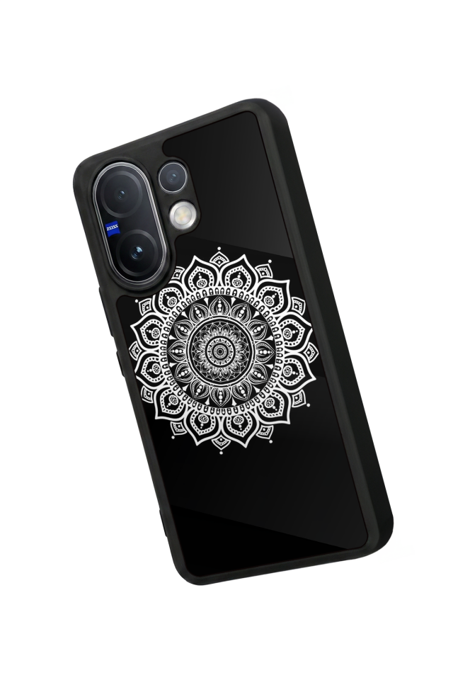 Vivo V60 Uyumlu Mandala Tasarımlı Glossy Premium Kılıf