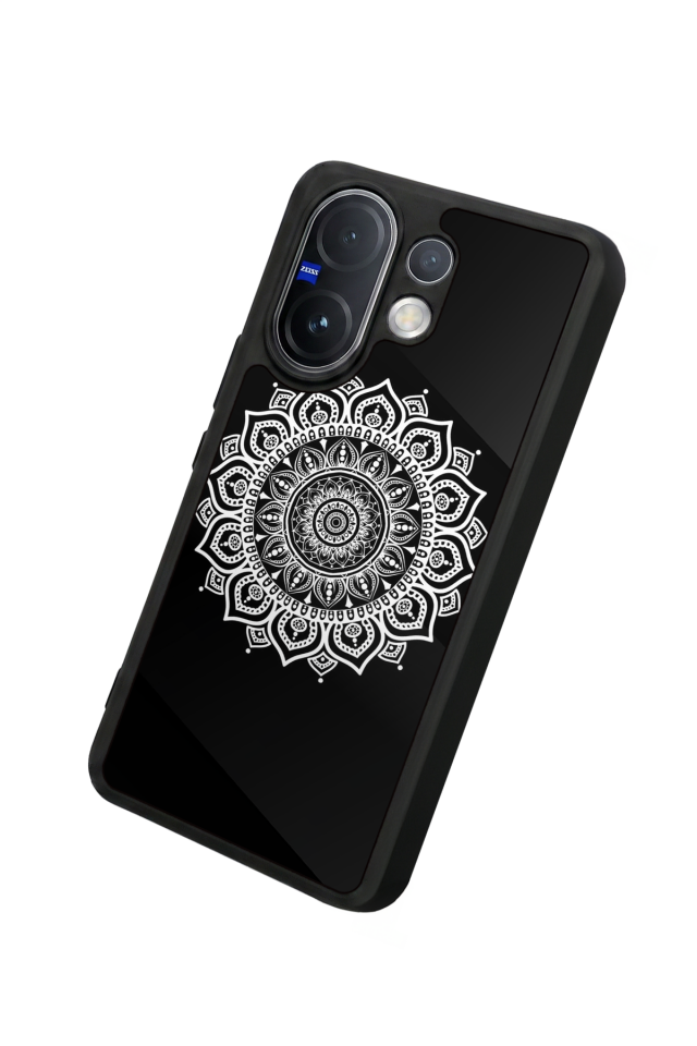Vivo V60 Uyumlu Mandala Tasarımlı Glossy Premium Kılıf