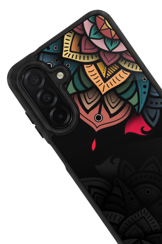 Samsung Galaxy A56 Uyumlu Mandala Tasarımlı Glossy Premium Kılıf