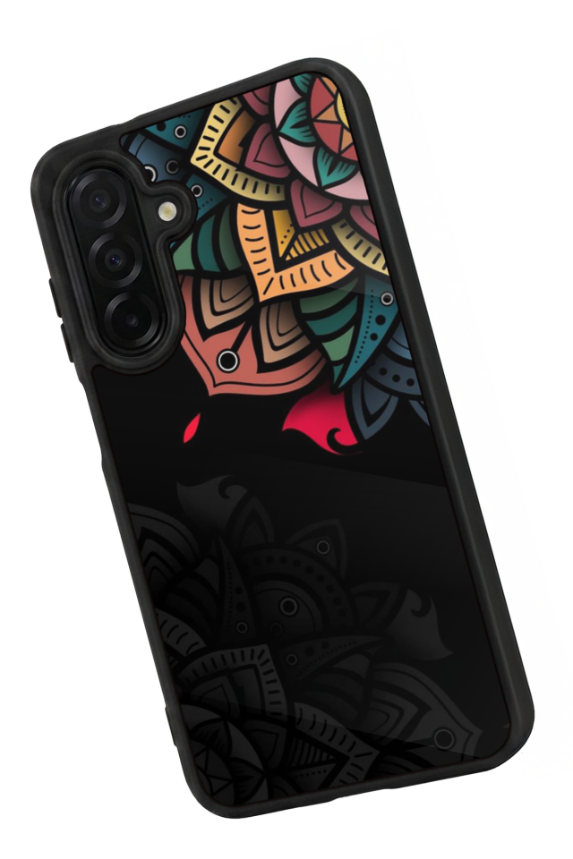 Samsung Galaxy A56 Uyumlu Mandala Tasarımlı Glossy Premium Kılıf