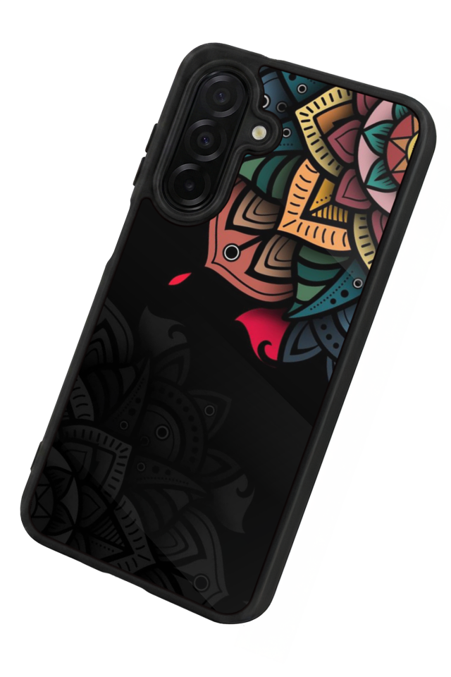 Samsung Galaxy A56 Uyumlu Mandala Tasarımlı Glossy Premium Kılıf