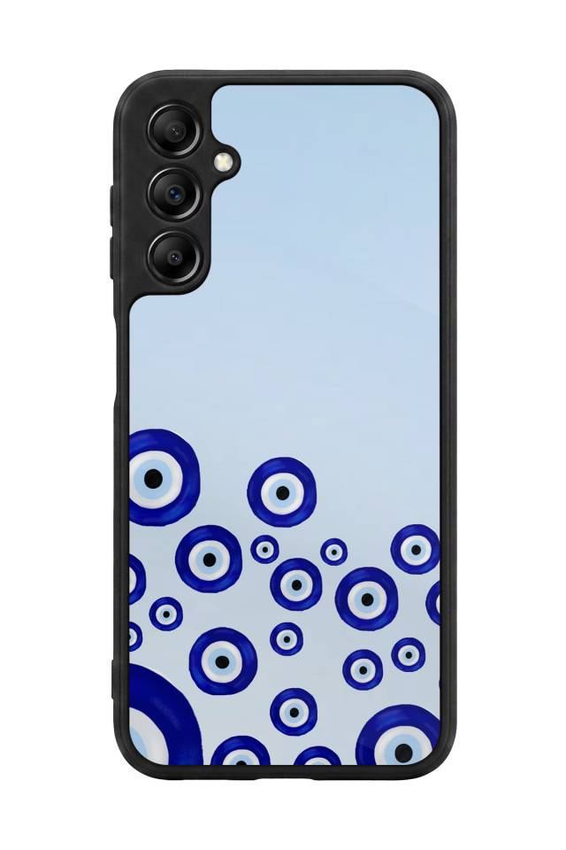 Samsung Galaxy A14 Uyumlu Nazar Tasarımlı Glossy Premium Kılıf