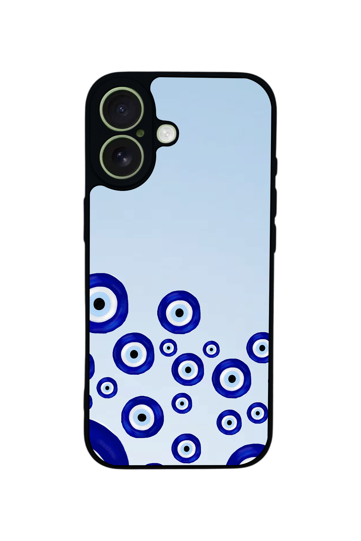 iPhone 17 Uyumlu Nazar Tasarımlı Glossy Premium Kılıf