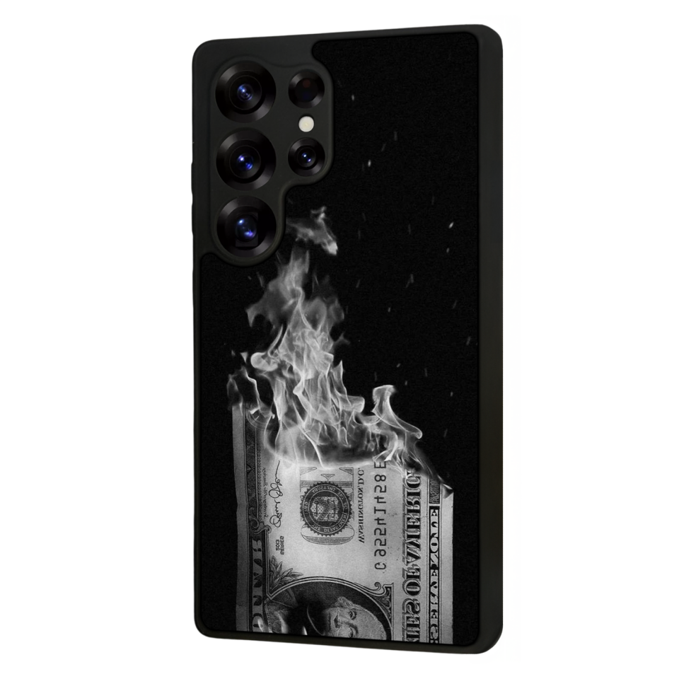 Samsung Galaxy S25 Ultra Uyumlu Para Tasarımlı Glossy Premium Kılıf
