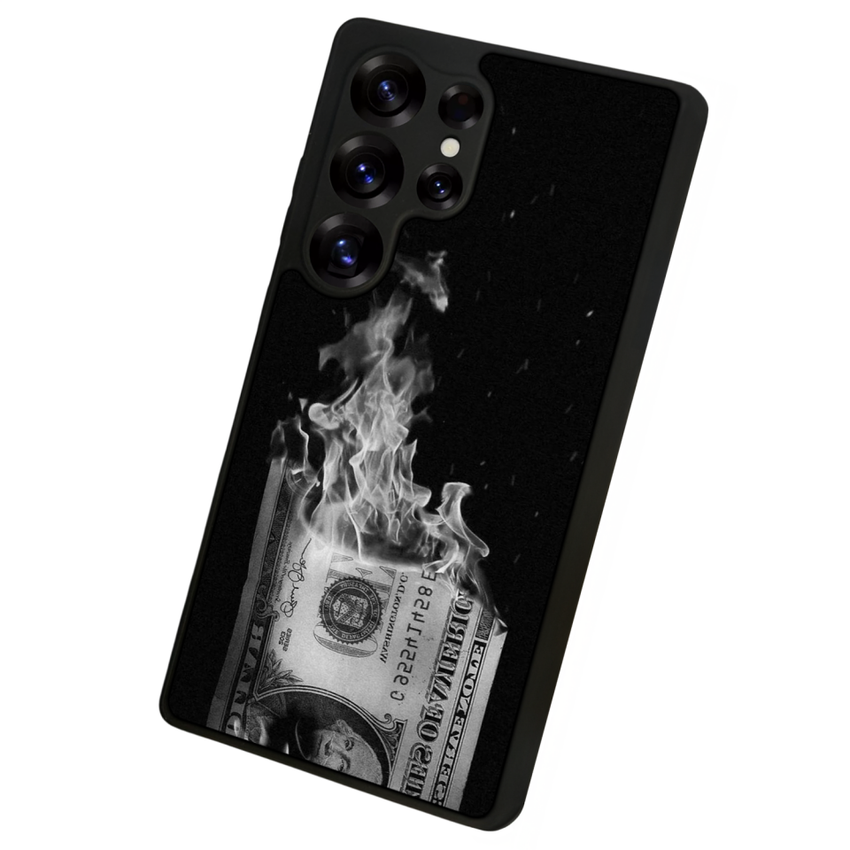 Samsung Galaxy S25 Ultra Uyumlu Para Tasarımlı Glossy Premium Kılıf