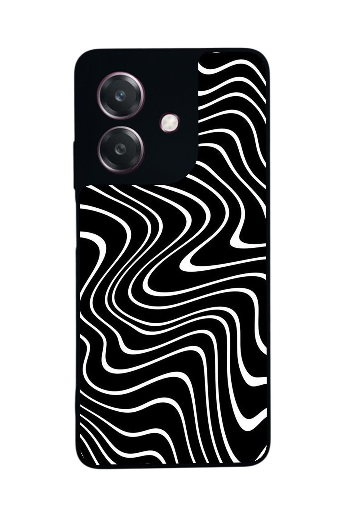 Oppo A3 5G Uyumlu Çizgi Sanatı Tasarımlı Glossy Premium Kılıf