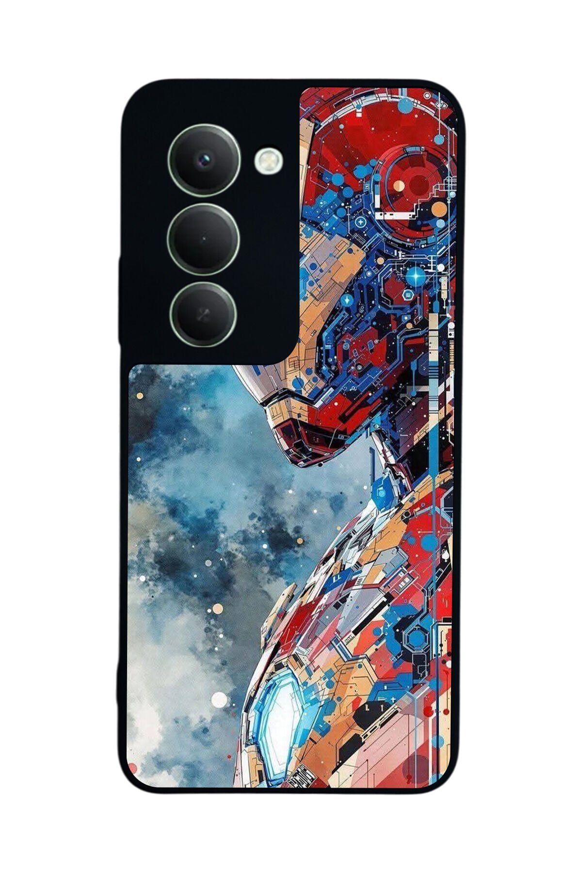 Xiaomi Redmi 15 5G Uyumlu Iron Man ( Demir Adam ) Tasarımlı Glossy Premium Kılıf
