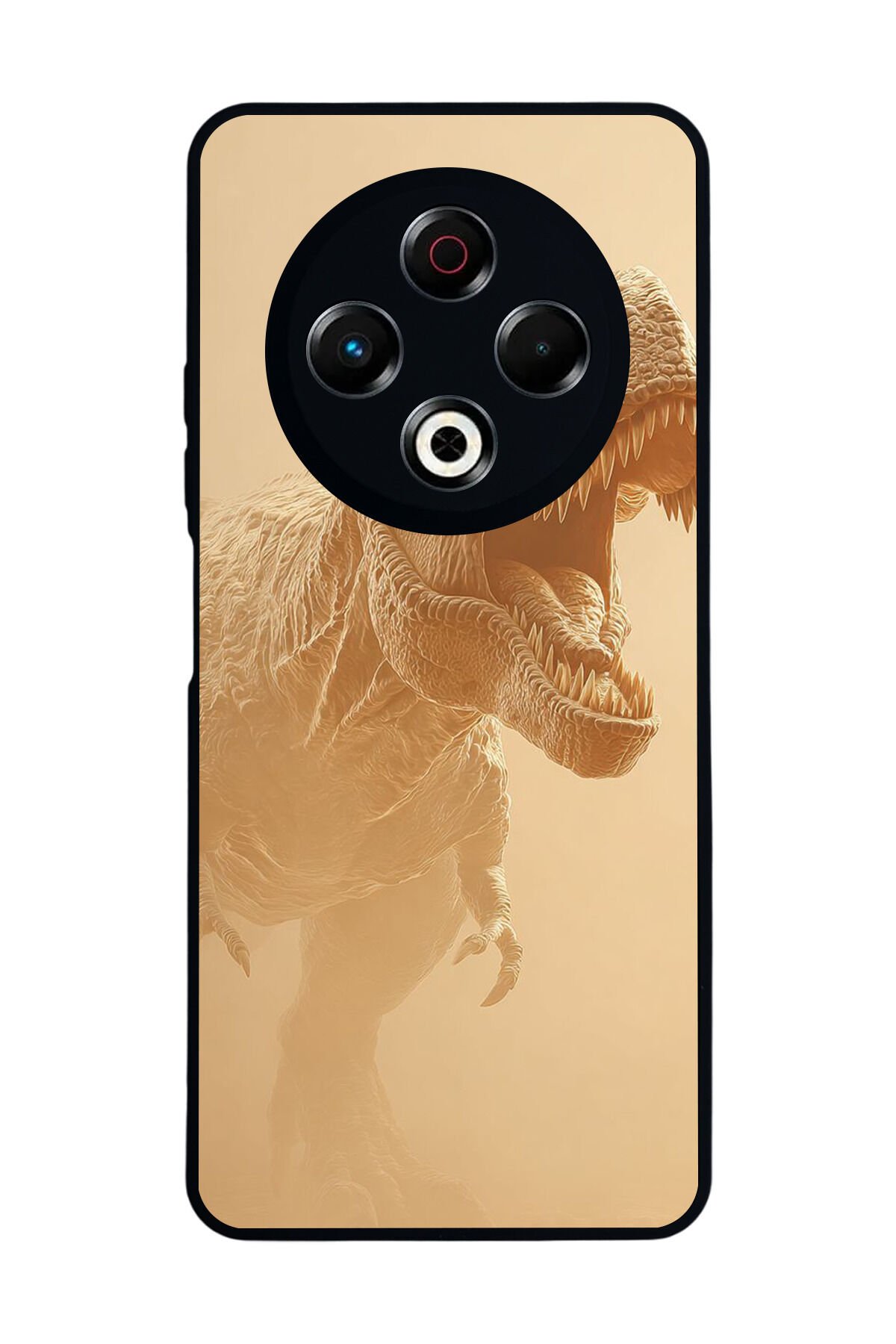 Tecno Spark 30 Uyumlu Dinazor Tasarımlı Glossy Premium Kılıf