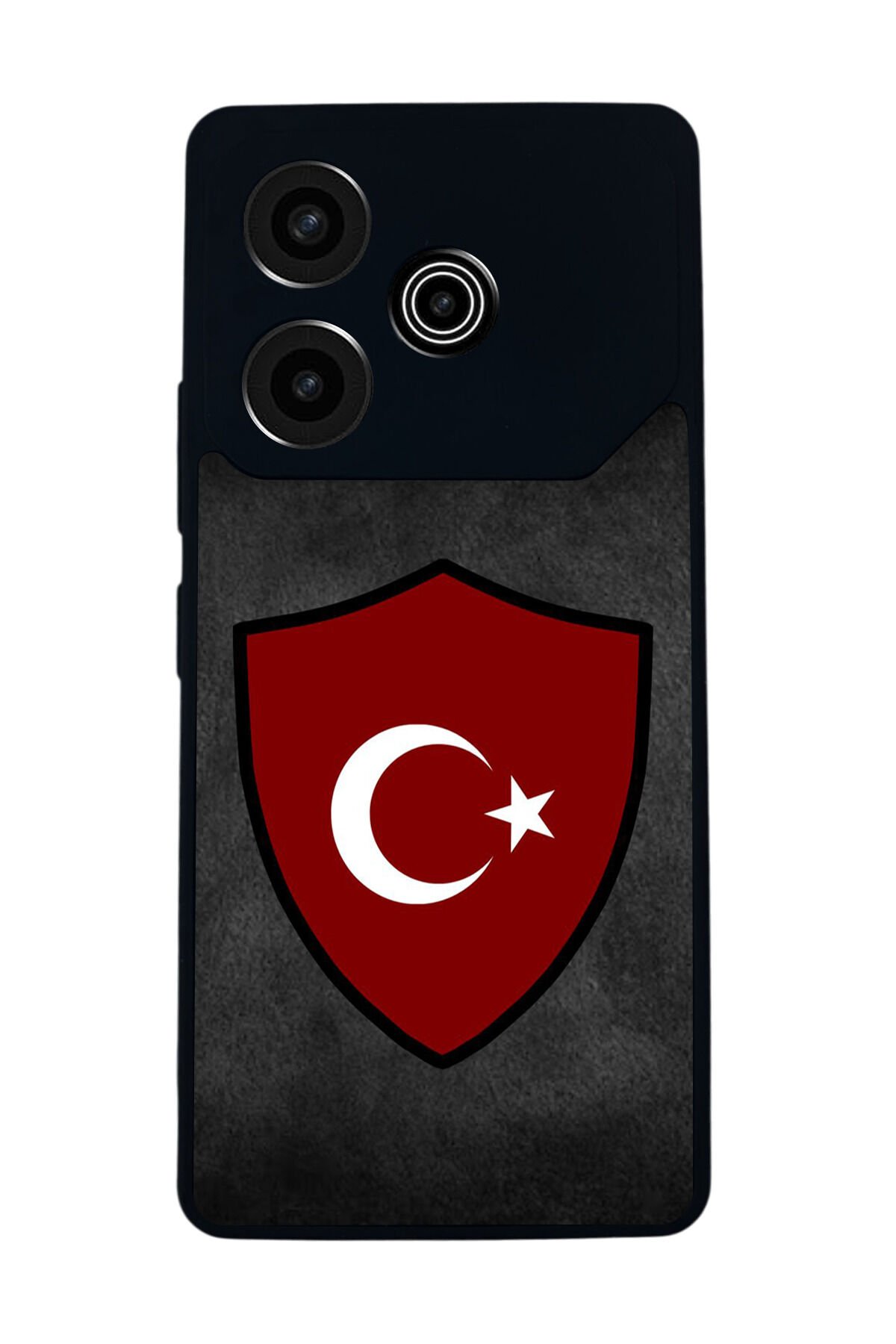 Tecno Pova 6 Uyumlu Türk Bayragi Tasarımlı Glossy Premium Kılıf
