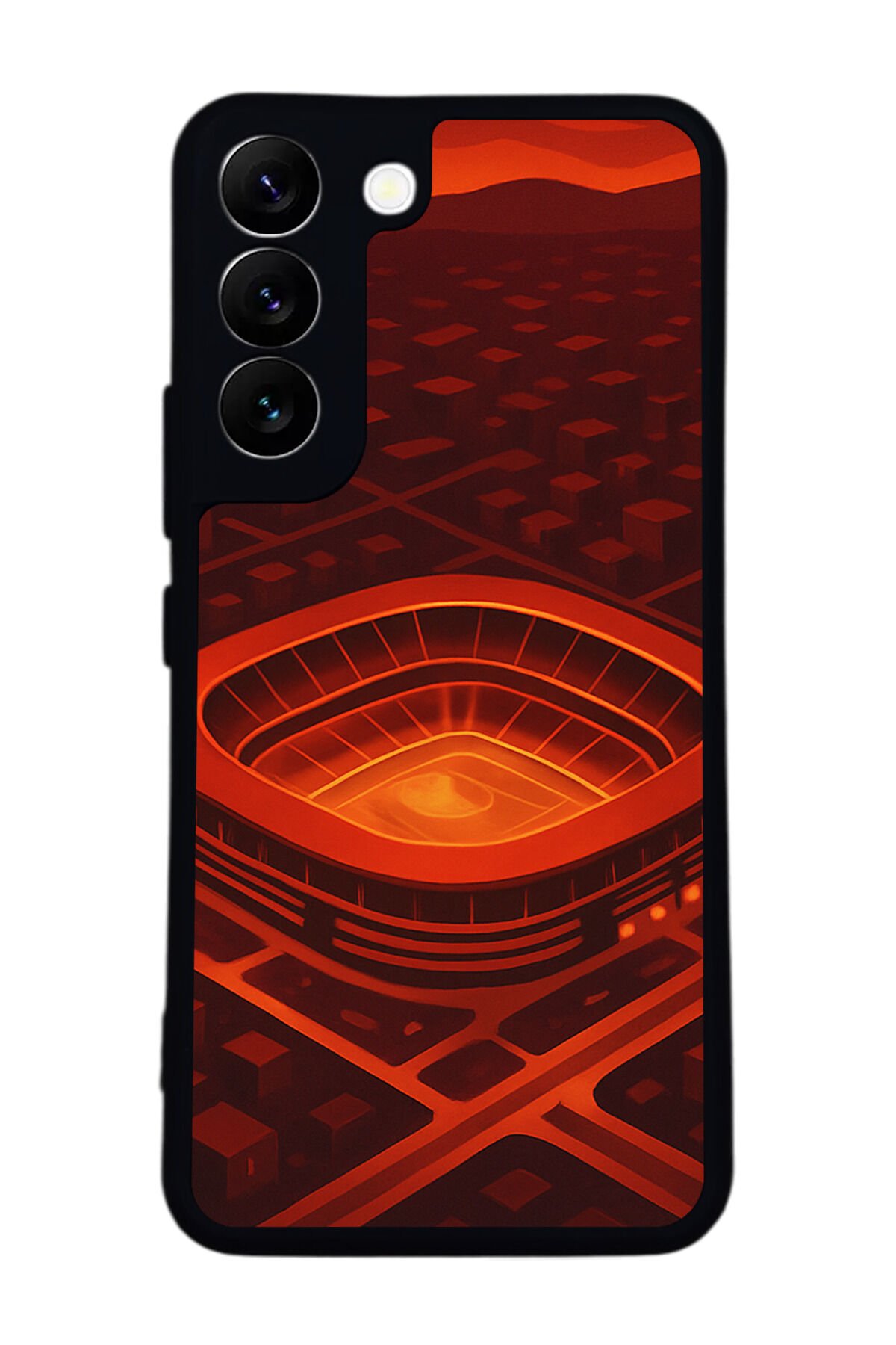 Samsung Galaxy S22 Uyumlu Aslan Tasarımlı Glossy Premium Kılıf