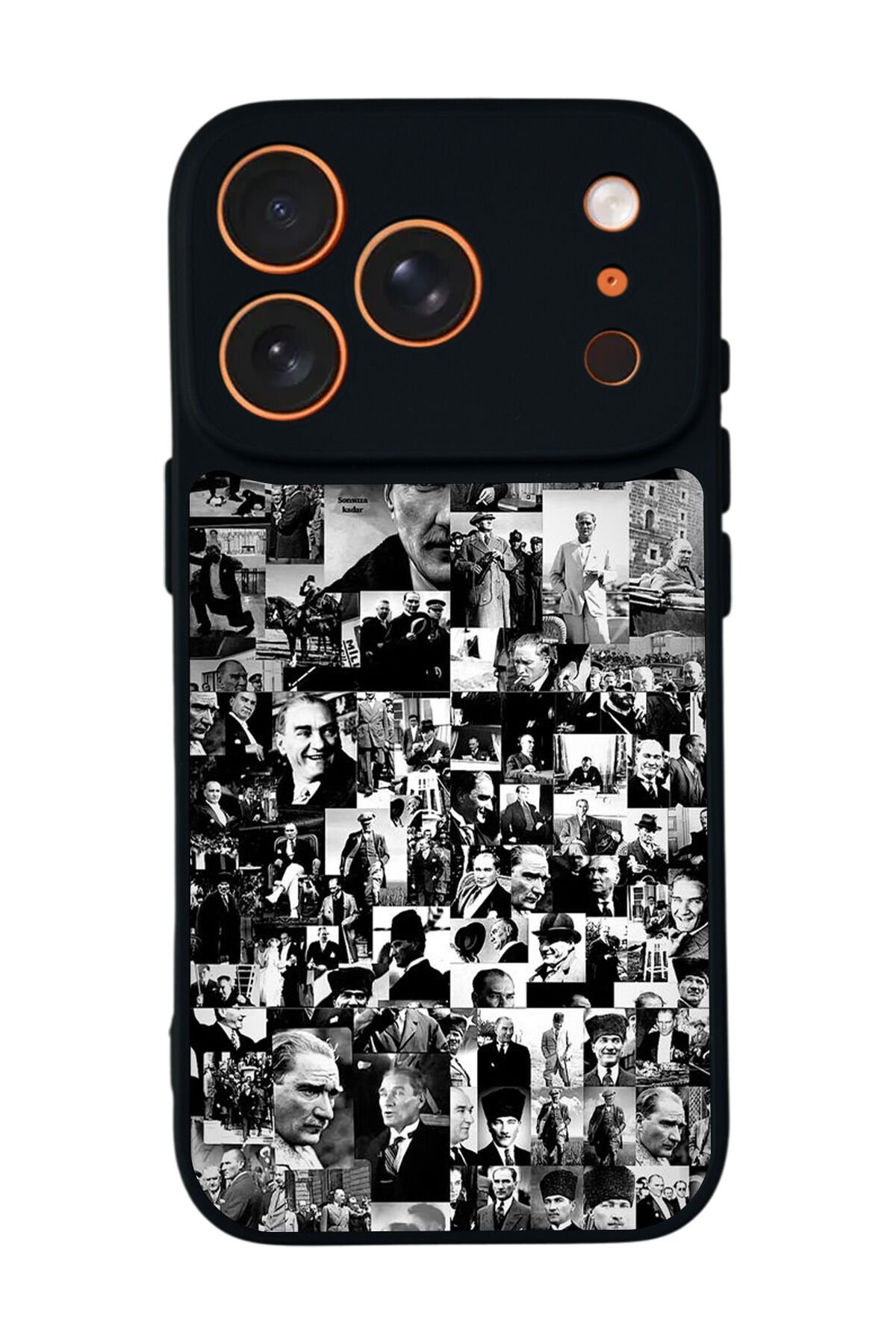 iPhone 17 Pro Uyumlu Mustafa Kemal Ataturk Tasarımlı Glossy Premium Kılıf
