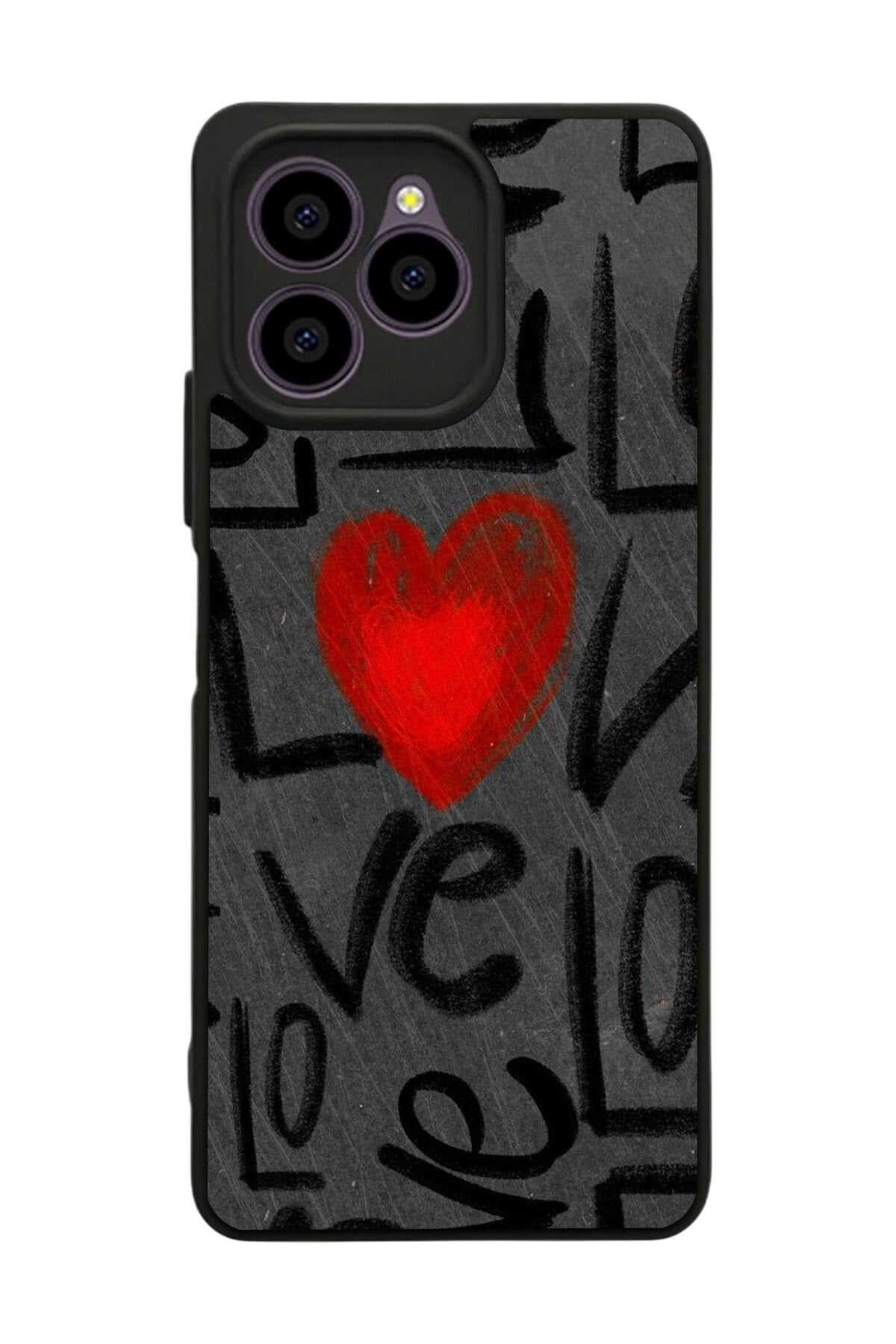 Omix X6 Uyumlu Love Tasarımlı Glossy Premium Kılıf