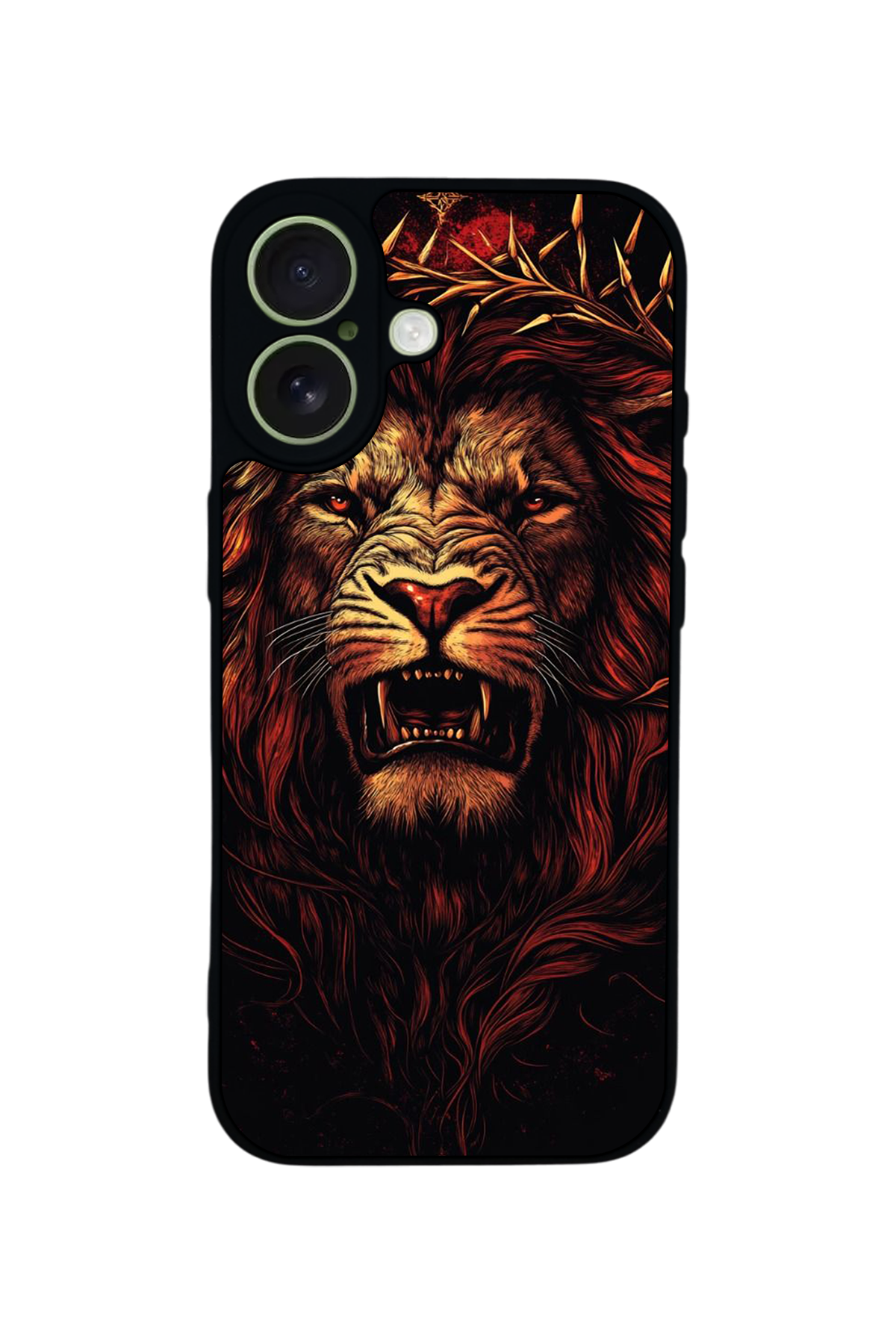 iPhone 17 Uyumlu Aslan Tasarımlı Glossy Premium Kılıf