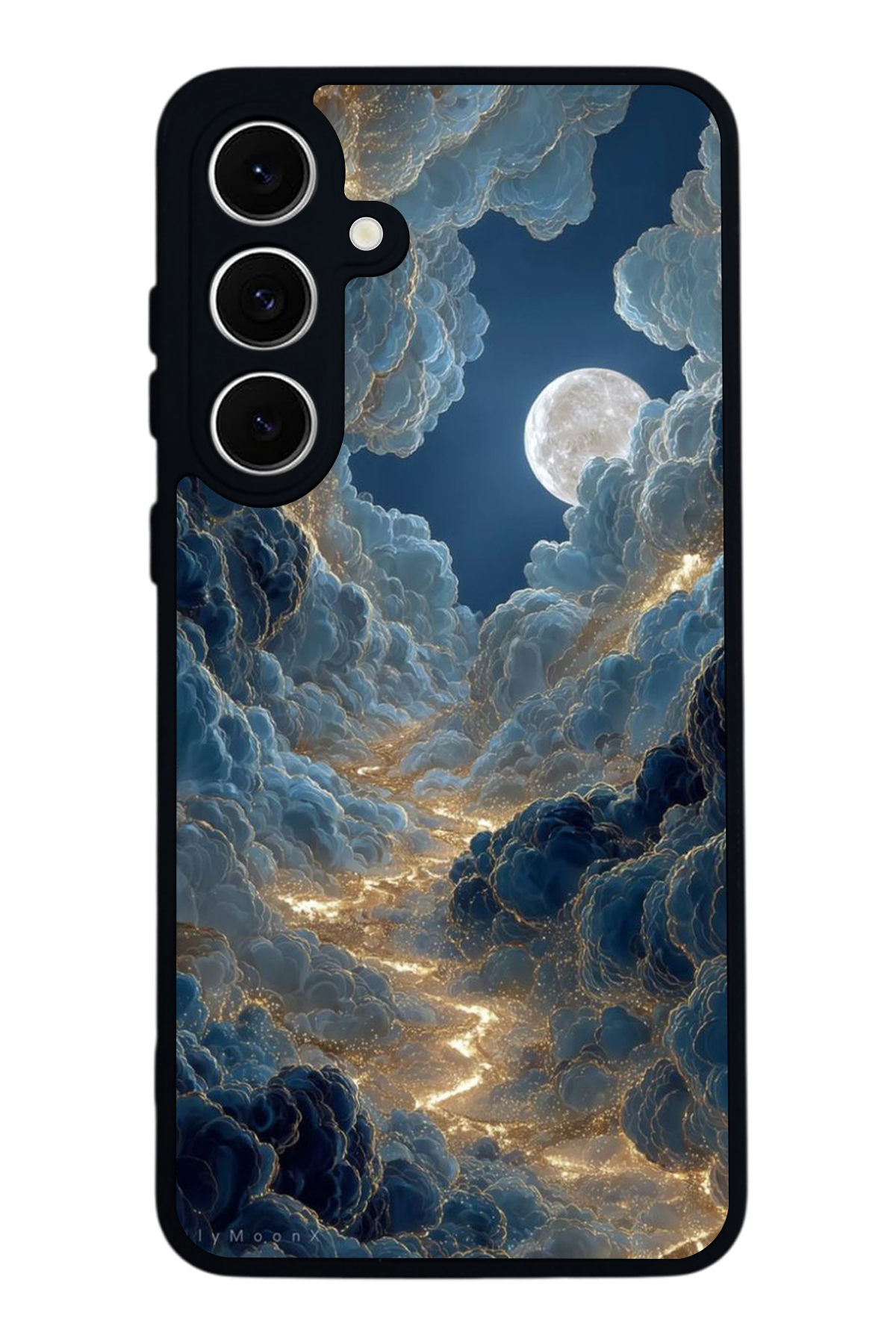 Samsung Galaxy A16 Uyumlu Ay Tasarımlı Glossy Premium Kılıf