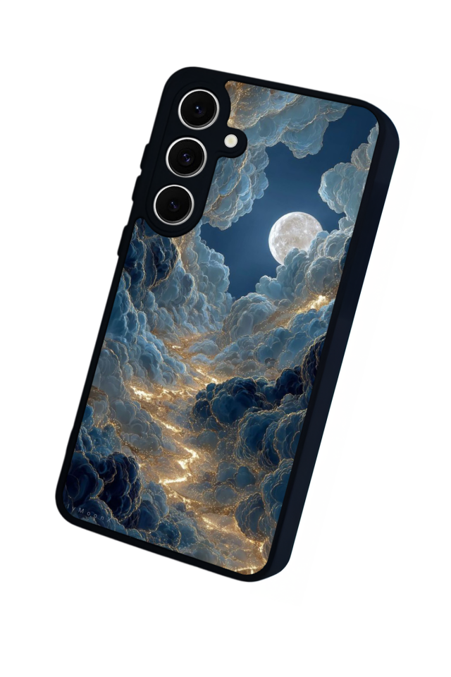 Samsung Galaxy A16 Uyumlu Ay Tasarımlı Glossy Premium Kılıf