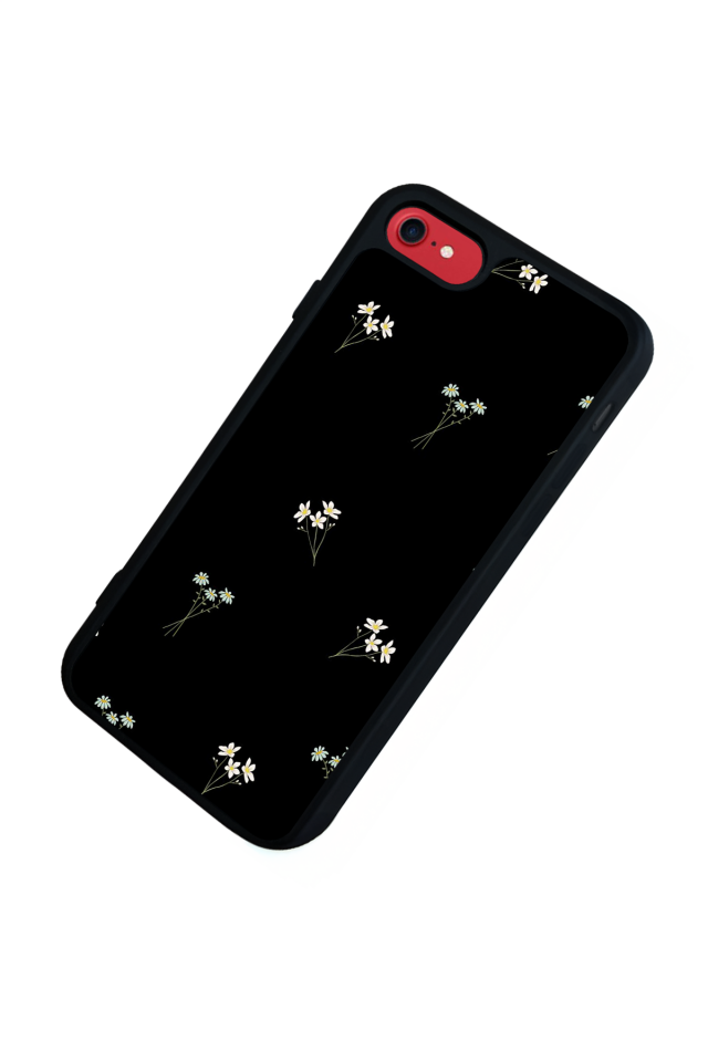 iPhone 8 Uyumlu Cicek Tasarımlı Glossy Premium Kılıf