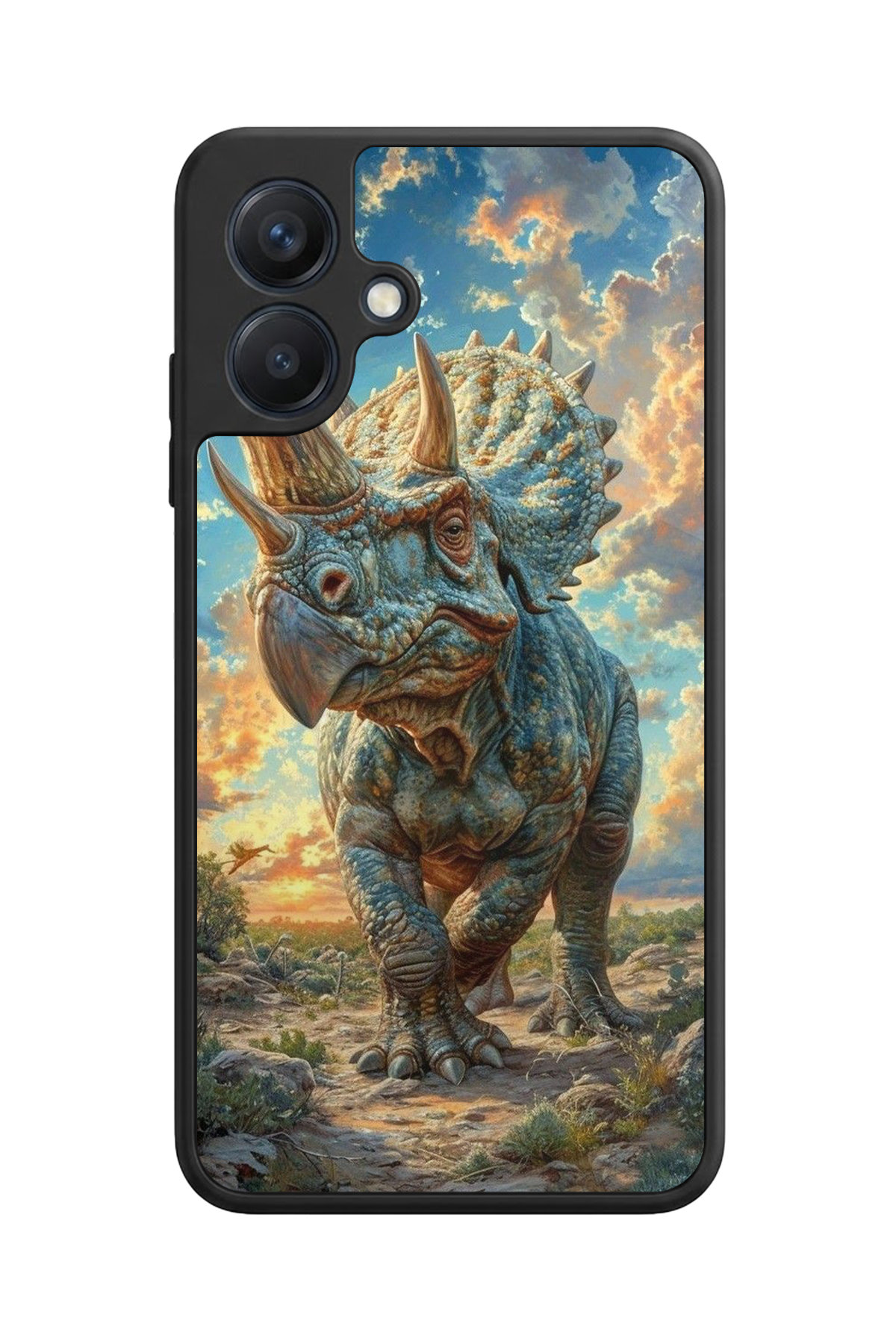 Samsung Galaxy A07 Uyumlu Dinazor Tasarımlı Glossy Premium Kılıf