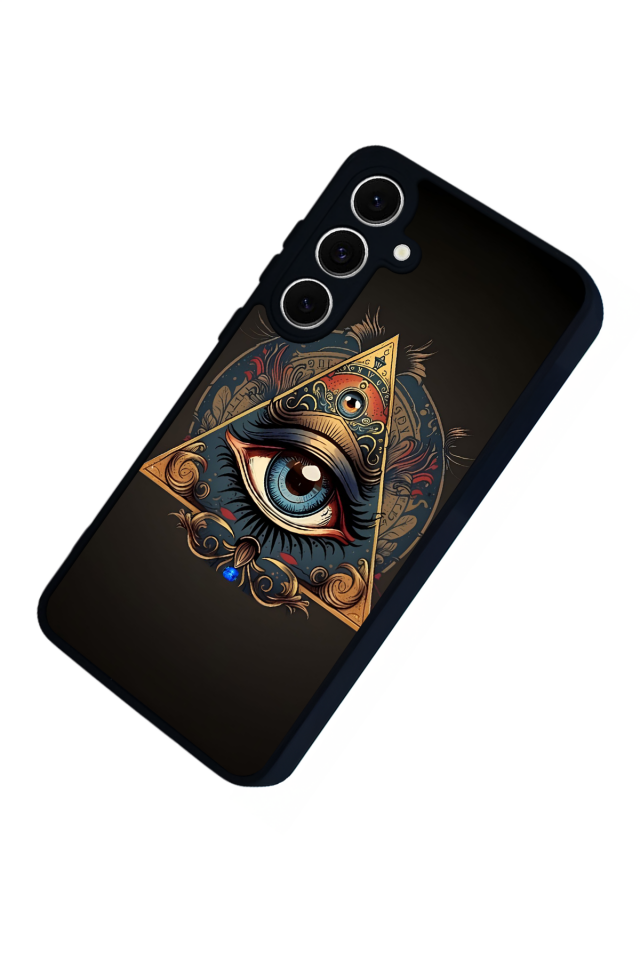 Samsung Galaxy A16 Uyumlu Göz Tasarımlı Glossy Premium Kılıf