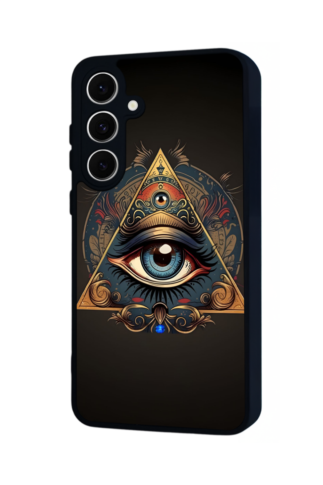 Samsung Galaxy A16 Uyumlu Göz Tasarımlı Glossy Premium Kılıf