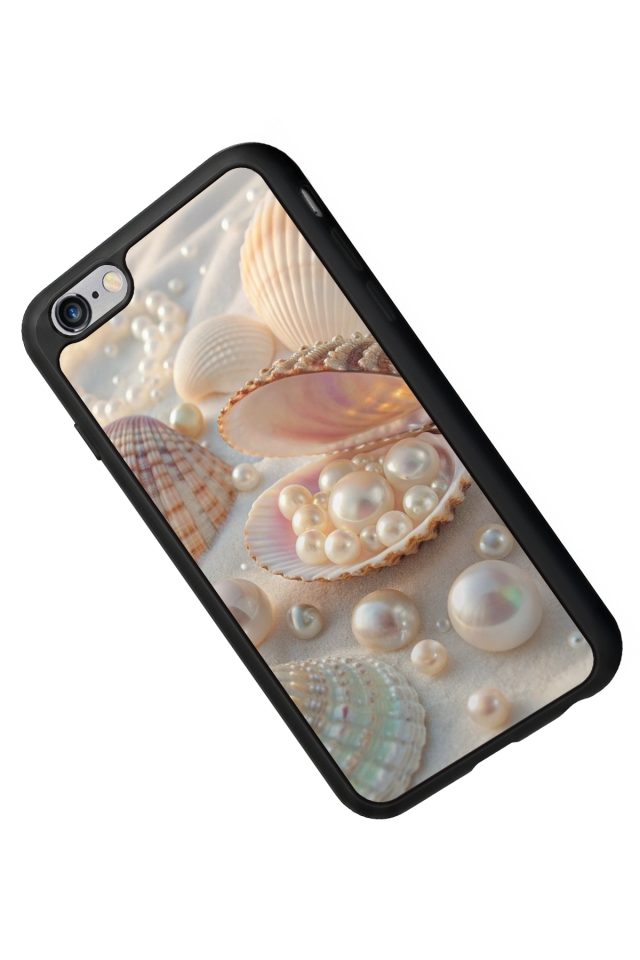 iPhone 6s Plus Uyumlu  İnci Tasarımlı Glossy Premium Kılıf