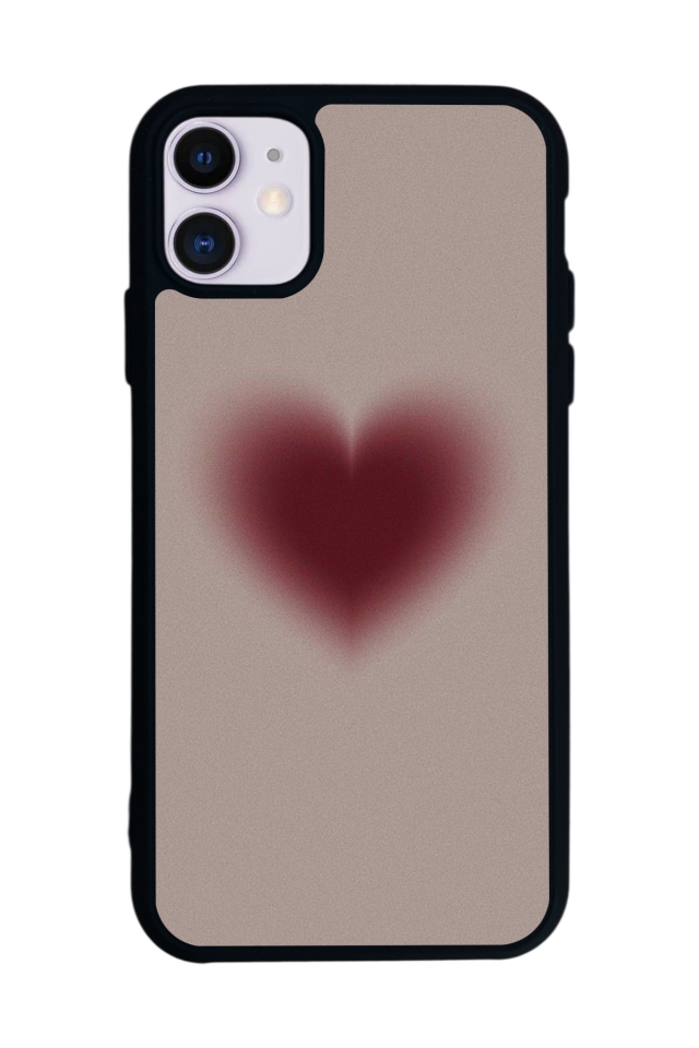 iPhone 11 Uyumlu Kalp Love Tasarımlı Glossy Premium Kılıf