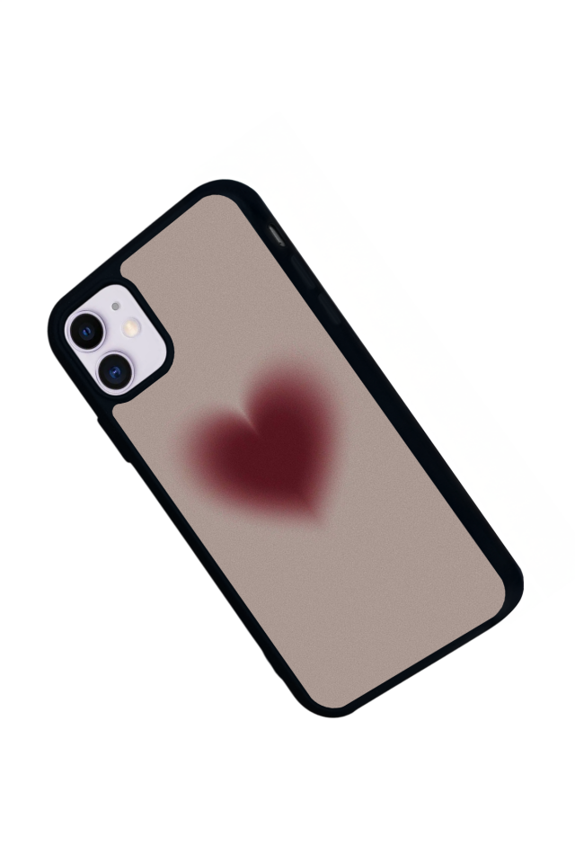 iPhone 11 Uyumlu Kalp Love Tasarımlı Glossy Premium Kılıf