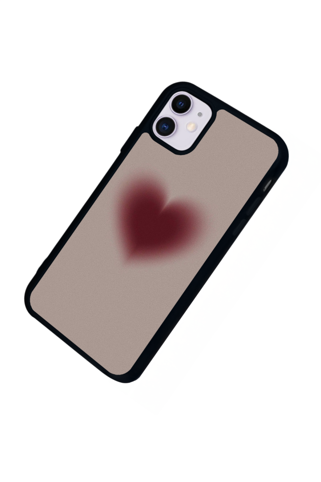 iPhone 11 Uyumlu Kalp Love Tasarımlı Glossy Premium Kılıf