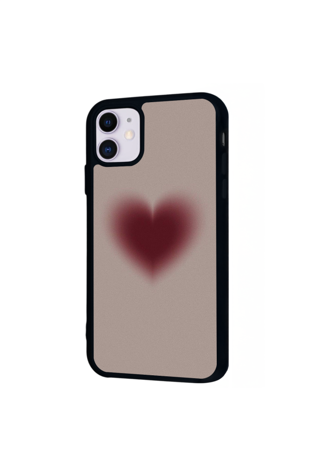 iPhone 11 Uyumlu Kalp Love Tasarımlı Glossy Premium Kılıf