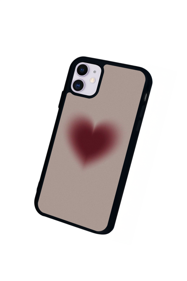 iPhone 11 Uyumlu Kalp Love Tasarımlı Glossy Premium Kılıf