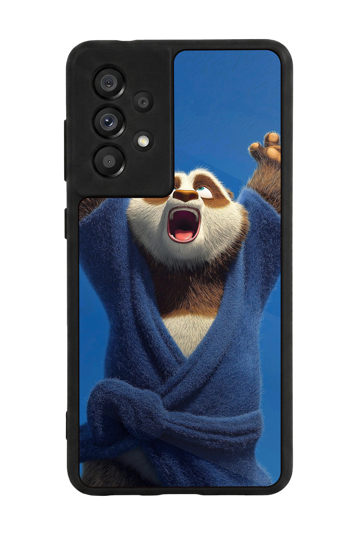Samsung Galaxy A73 Uyumlu Kung Fu Panda Tasarımlı Glossy Premium Kılıf