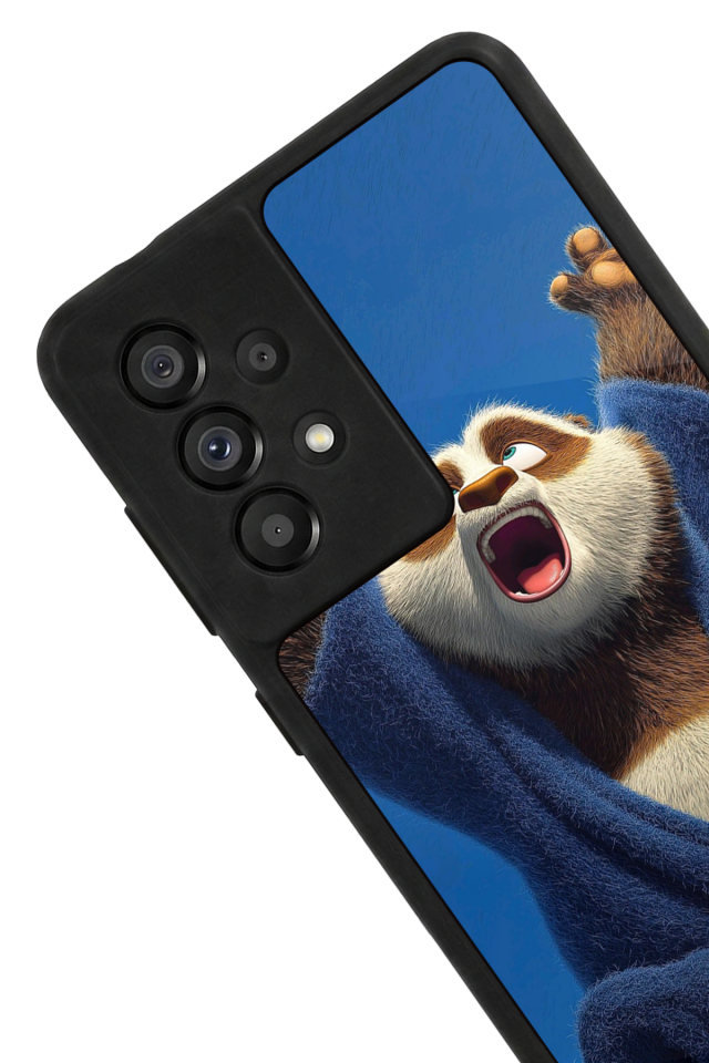 Samsung Galaxy A73 Uyumlu Kung Fu Panda Tasarımlı Glossy Premium Kılıf