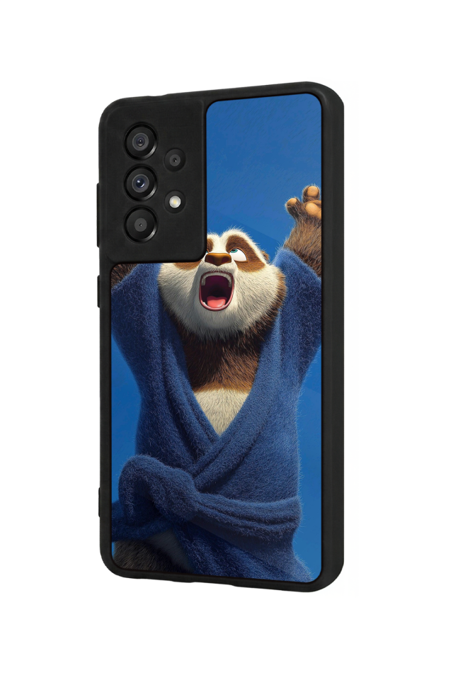 Samsung Galaxy A73 Uyumlu Kung Fu Panda Tasarımlı Glossy Premium Kılıf