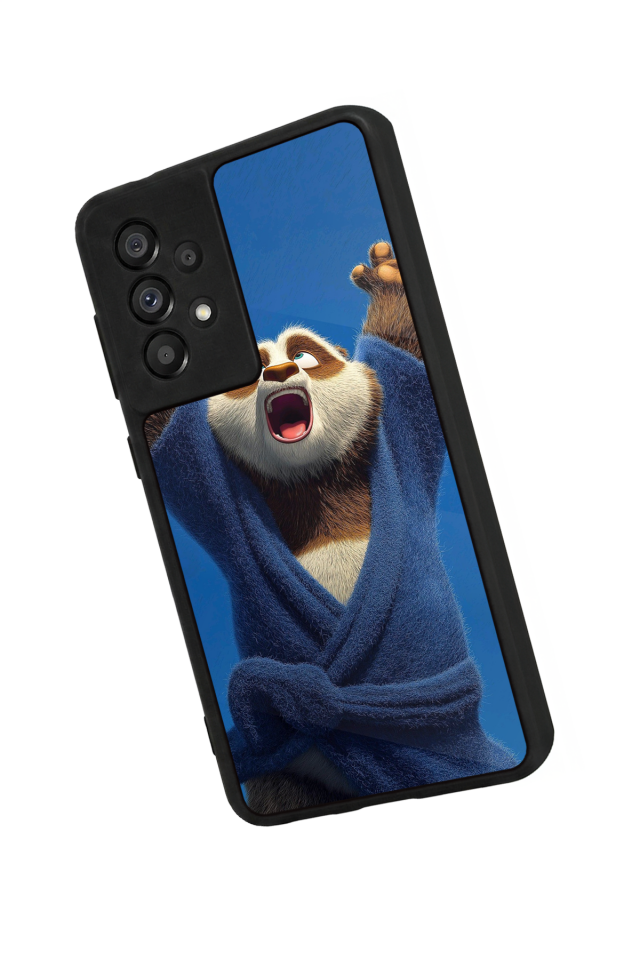 Samsung Galaxy A73 Uyumlu Kung Fu Panda Tasarımlı Glossy Premium Kılıf