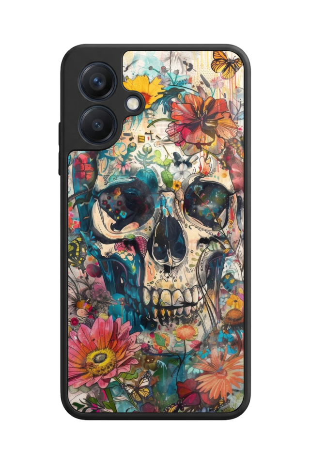 Samsung Galaxy A07 Uyumlu KuruKafa Tasarımlı Glossy Premium Kılıf