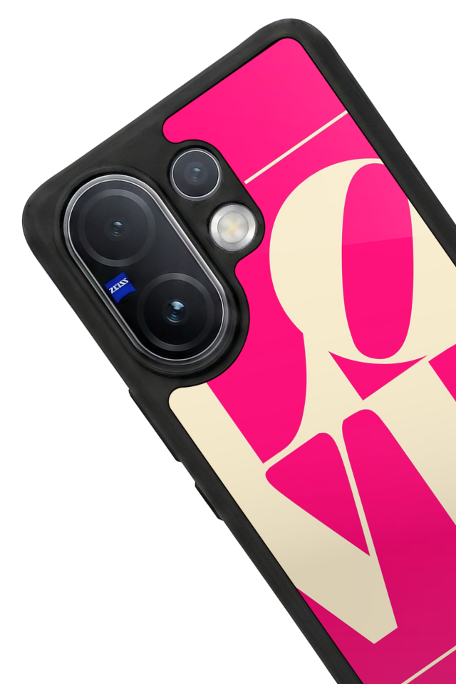 Vivo V60 Uyumlu Love Tasarımlı Glossy Premium Kılıf