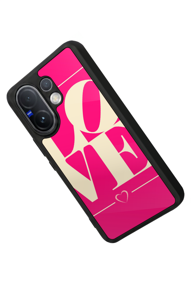 Vivo V60 Uyumlu Love Tasarımlı Glossy Premium Kılıf
