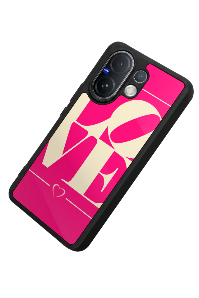 Vivo V60 Uyumlu Love Tasarımlı Glossy Premium Kılıf