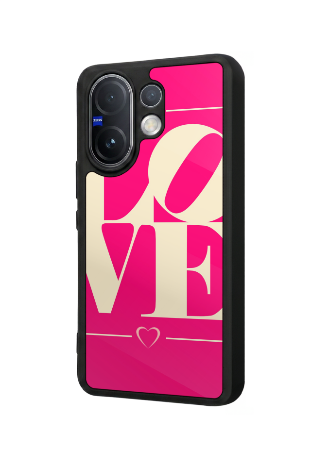 Vivo V60 Uyumlu Love Tasarımlı Glossy Premium Kılıf
