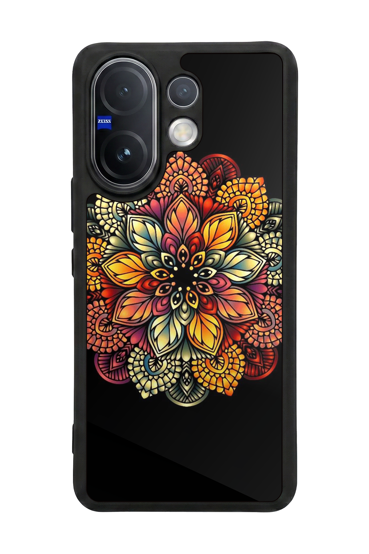 Vivo V60 Uyumlu Mandala Tasarımlı Glossy Premium Kılıf