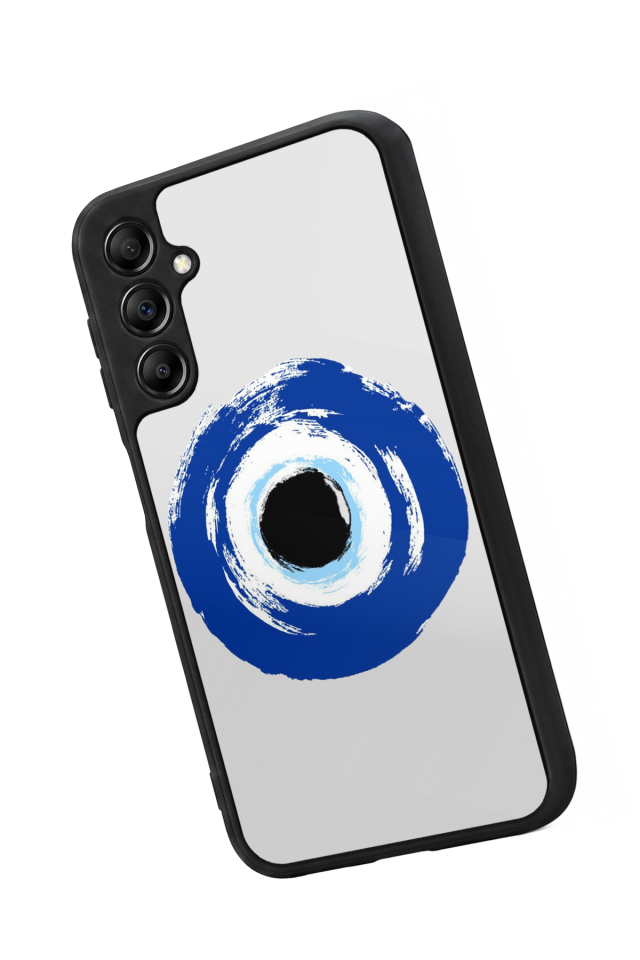 Samsung Galaxy A14 Uyumlu Nazar Tasarımlı Glossy Premium Kılıf